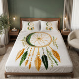 Moon Dreamcatcher 3D Print Fitted Bed Sheet